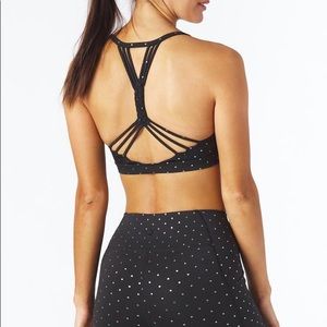 Glider sports bra and legging athletic set